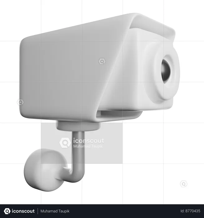 Caméra de vidéosurveillance  3D Icon