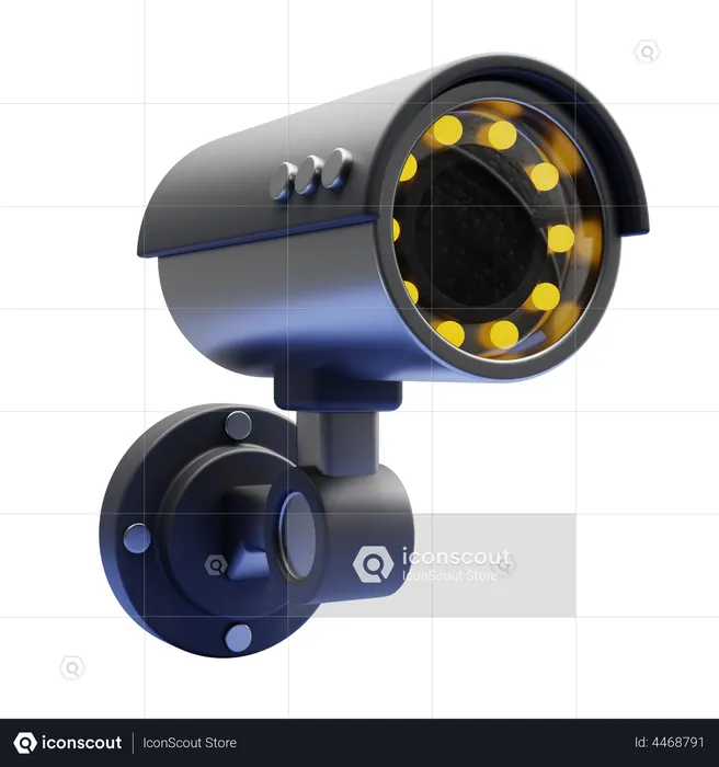 Caméra de vidéosurveillance  3D Icon