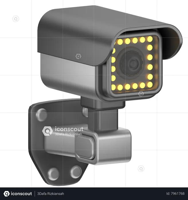 Caméra de vidéosurveillance  3D Icon