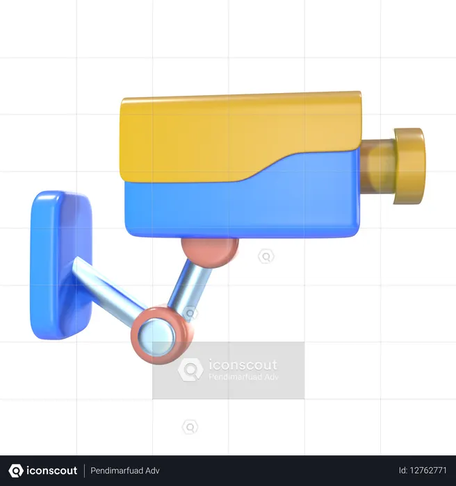 Caméra de vidéosurveillance  3D Icon