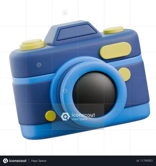 Câmera digital  3D Icon