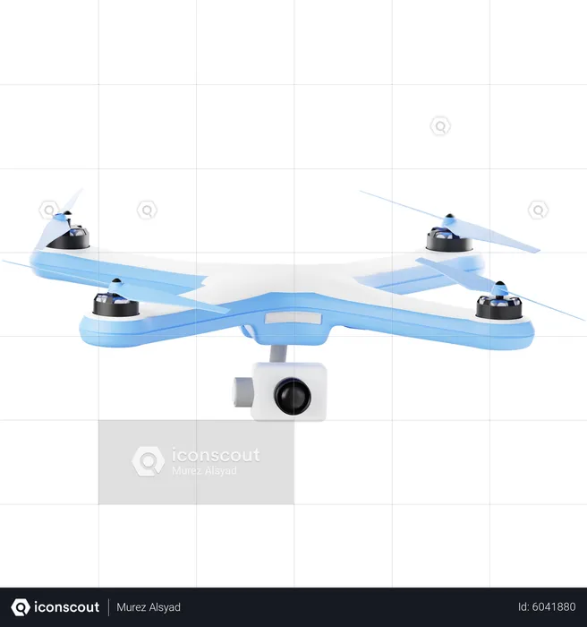 Câmera Drone  3D Icon