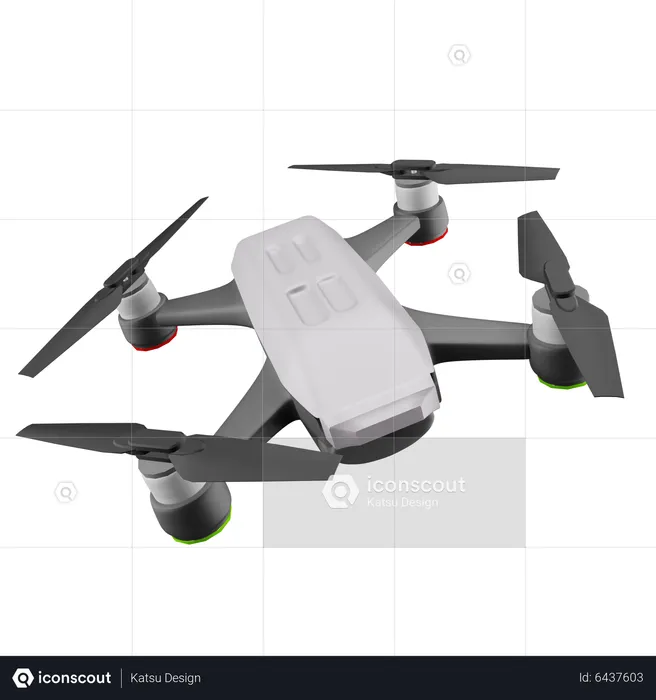 Câmera Drone  3D Icon