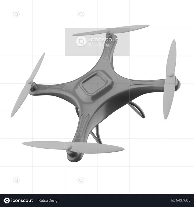 Câmera Drone  3D Icon