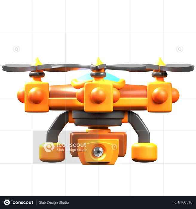 Câmera drone  3D Icon