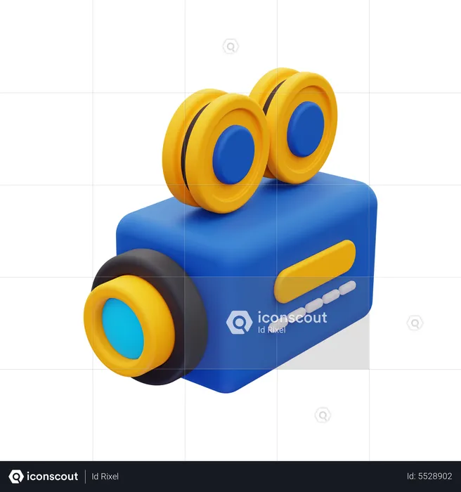 Caméscope  3D Icon