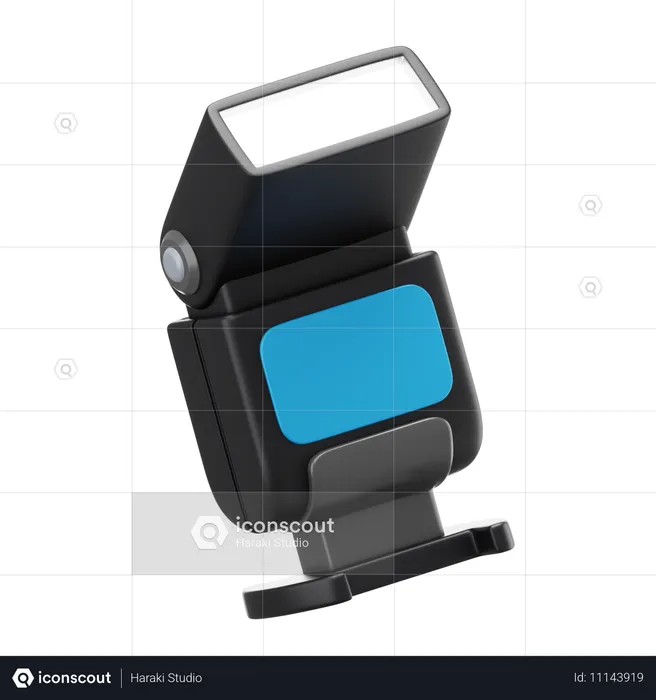 Camera Flash  3D Icon