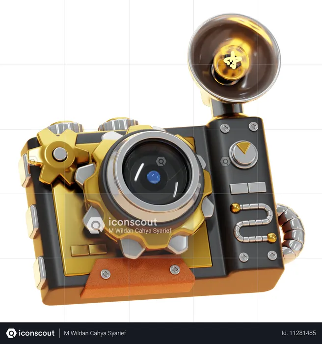Câmera fotografica  3D Icon