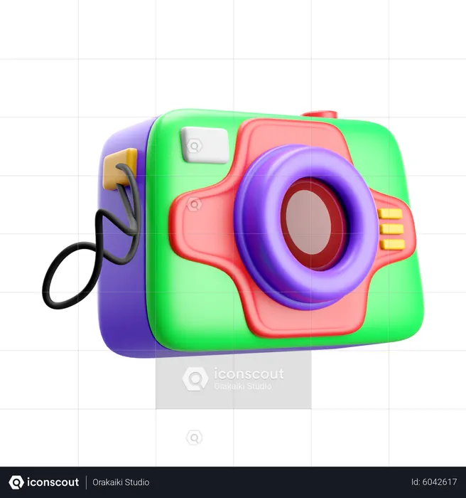 Câmera fotografica  3D Icon
