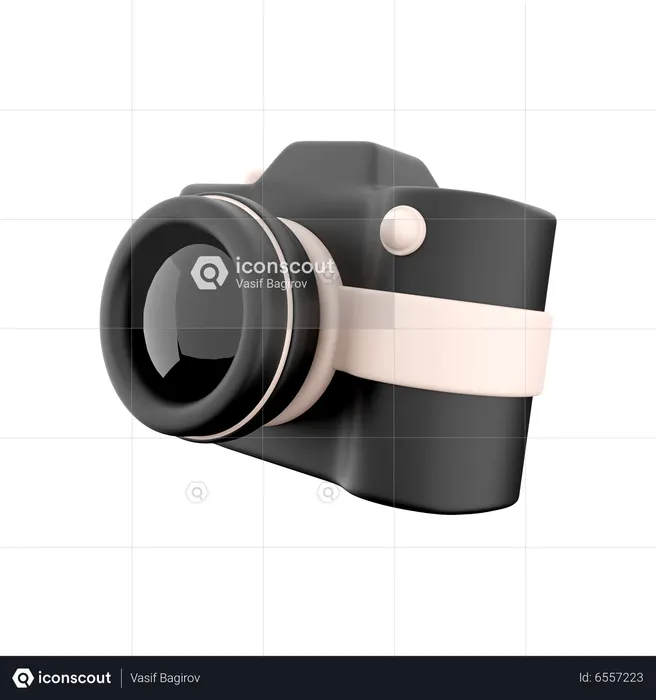 Câmera fotografica  3D Icon