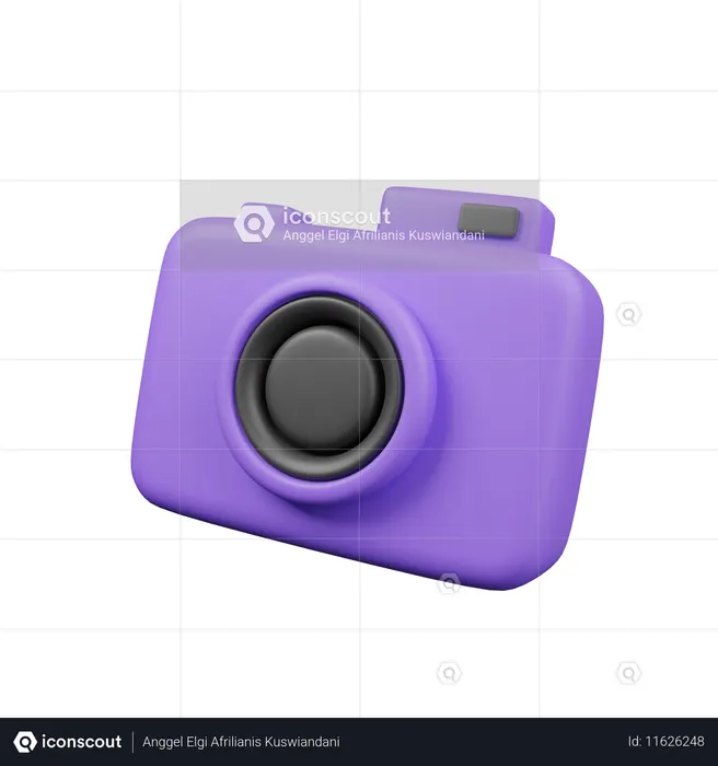 Câmera instantânea  3D Icon