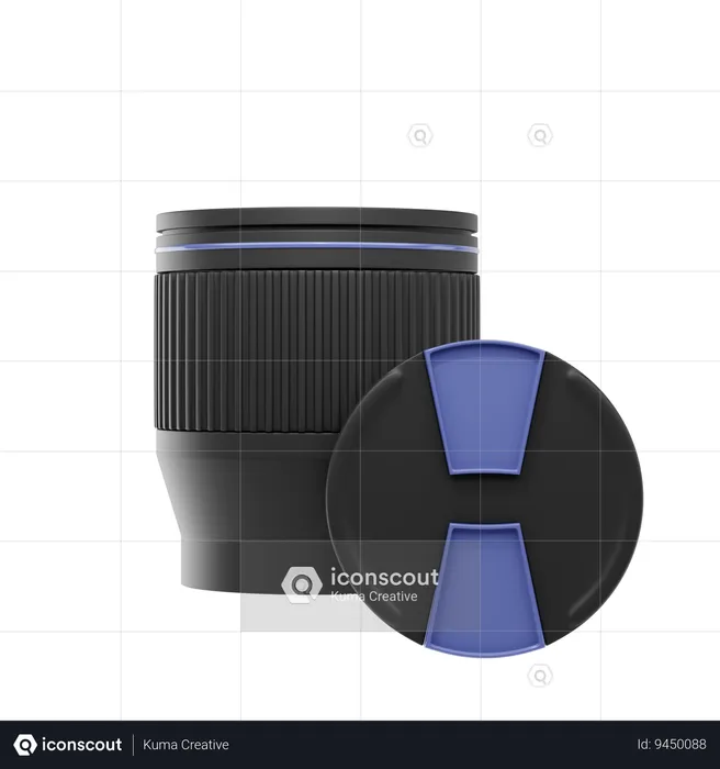 Camera Lens  3D Icon