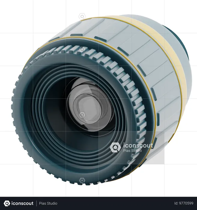 Camera Lens  3D Icon