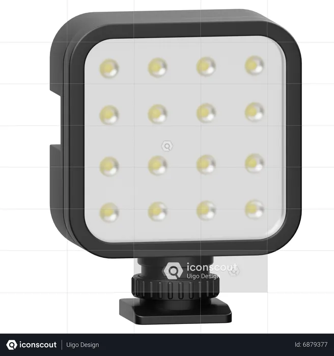 Camera Light  3D Icon