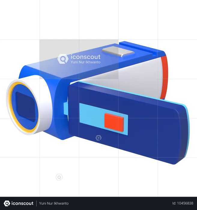 Caméra portative  3D Icon