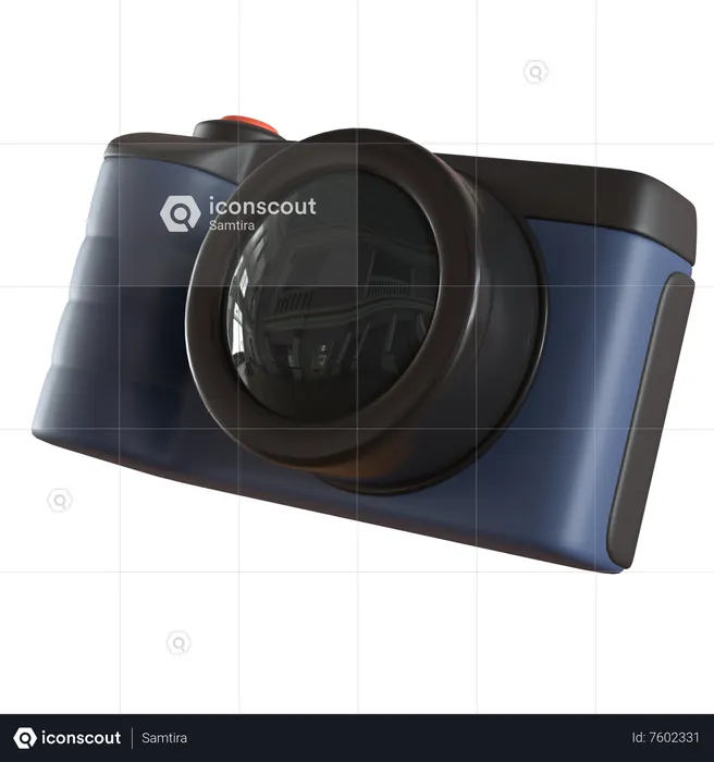 Câmera sem espelho  3D Icon