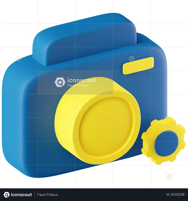 Camera Settings  3D Icon