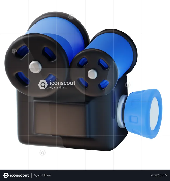 Caméra vidéo  3D Icon