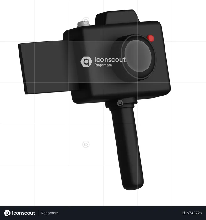 Camera Vlog  3D Icon