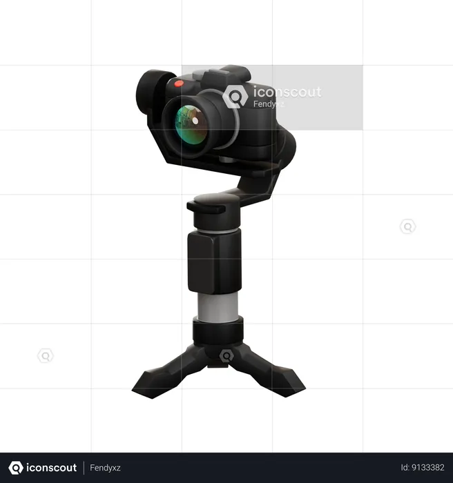 Camera With Stabilizer  3D Icon