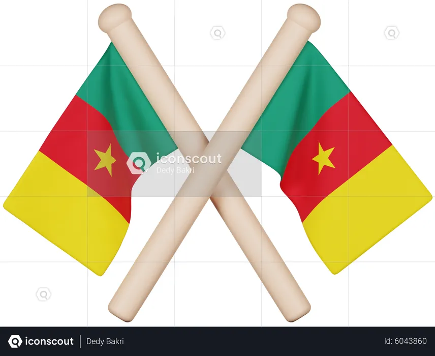 Cameroon Flag Flag 3D Icon