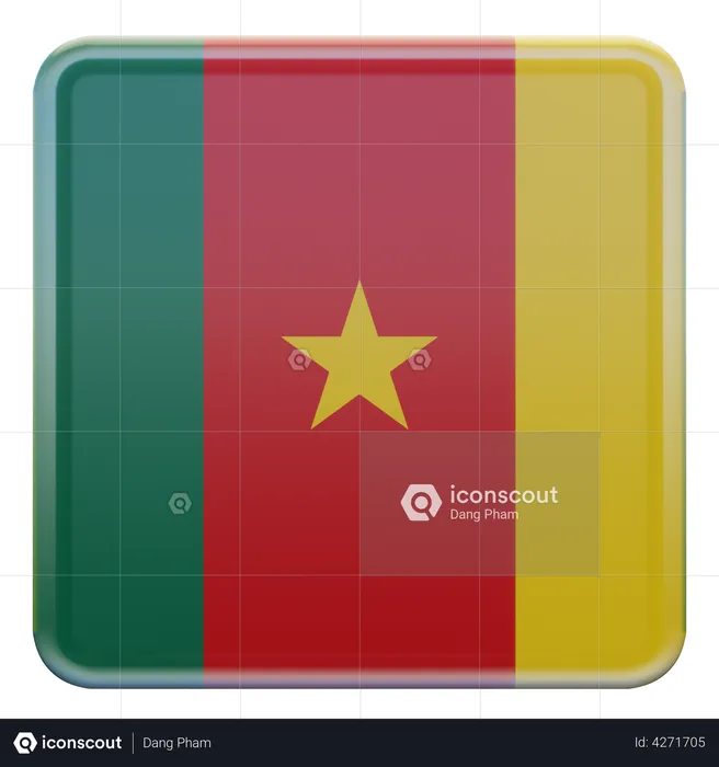 Cameroon Flag Flag 3D Flag