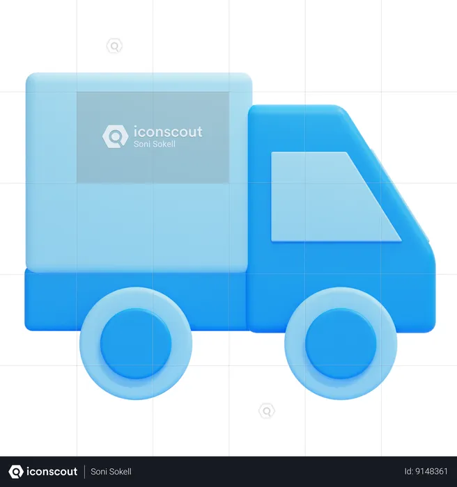 Camion  3D Icon