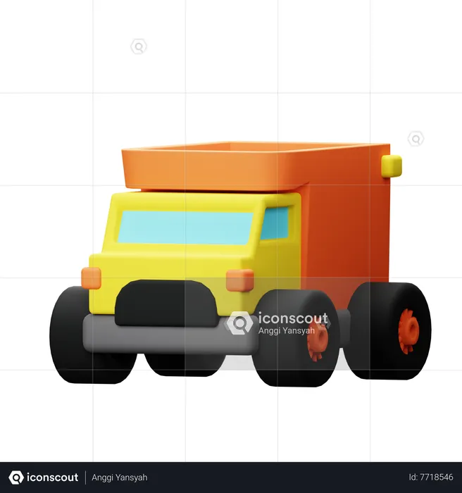 Camión  3D Icon