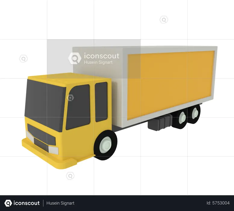 Camion de marchandises  3D Icon