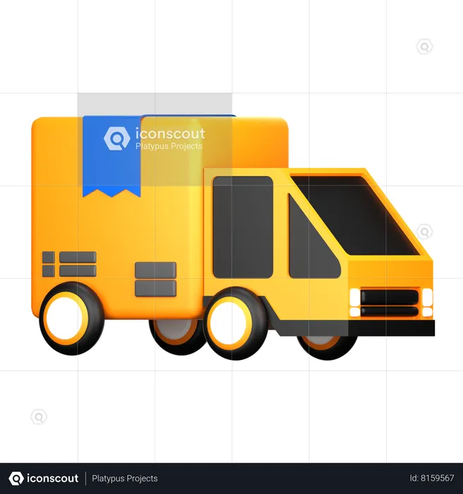 Camion de livraison  3D Icon