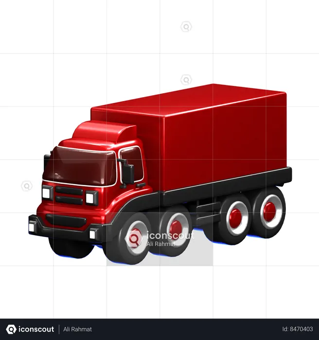 Camion de livraison  3D Icon