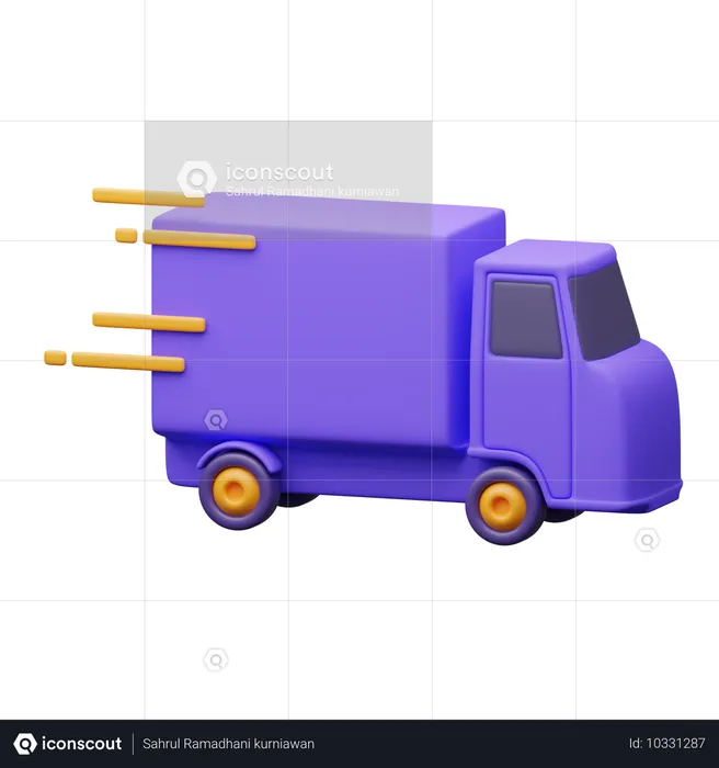 Camion de livraison  3D Icon