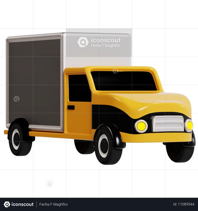 Camion de livraison  3D Icon