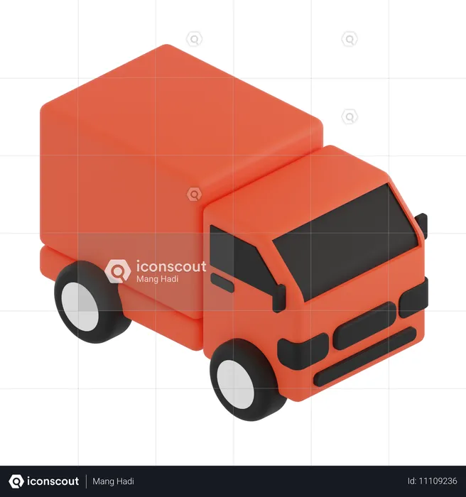 Camion de livraison  3D Icon