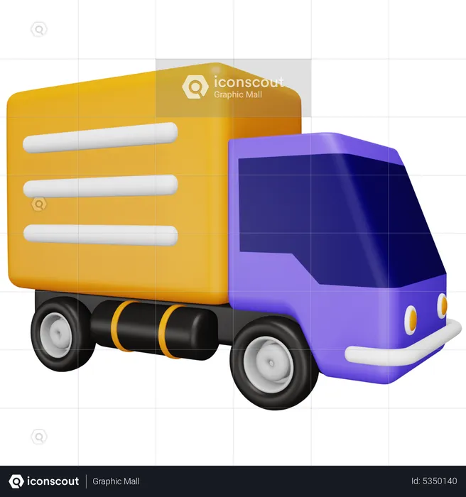 Camion de livraison  3D Icon