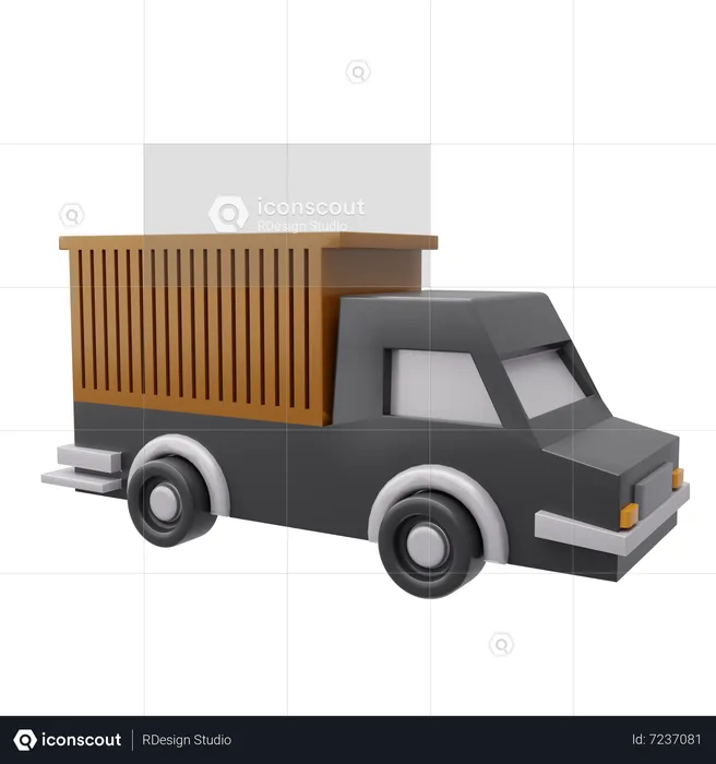 Camion de livraison  3D Icon