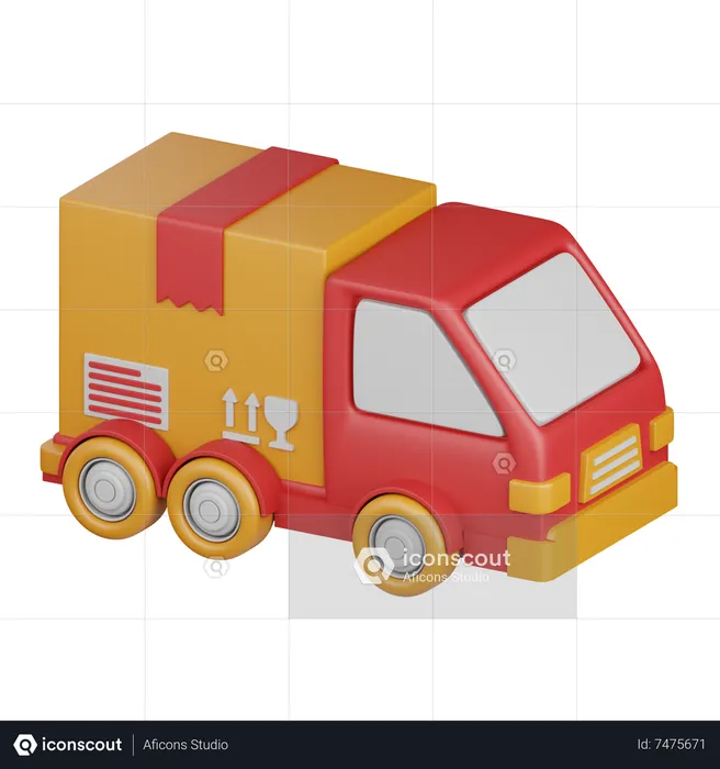 Camion de livraison  3D Icon