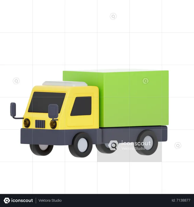 Camion d'expédition  3D Icon