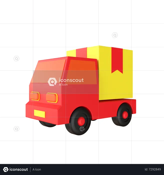 Camion d'expédition  3D Icon