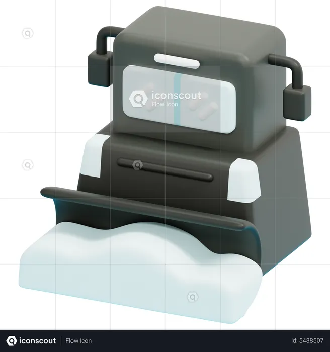 Camion de neige  3D Icon