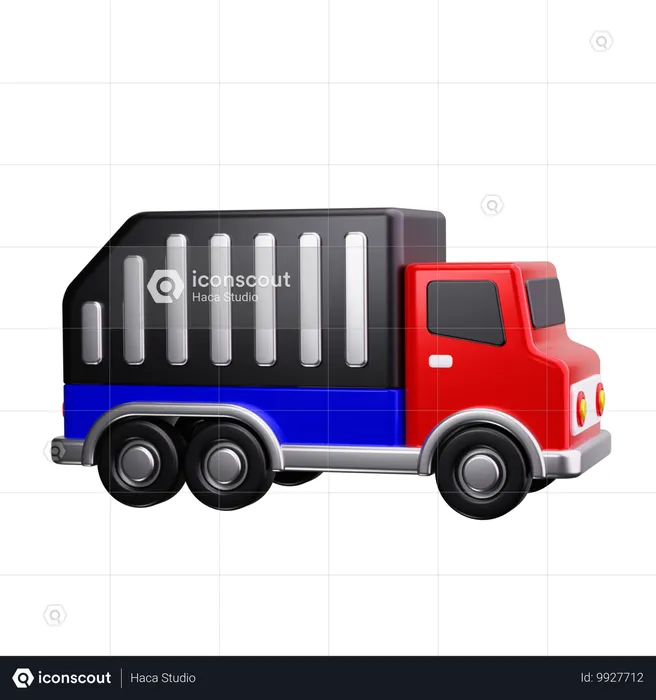 Camion à ordures  3D Icon