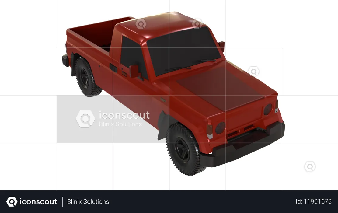 Camión todoterreno  3D Icon