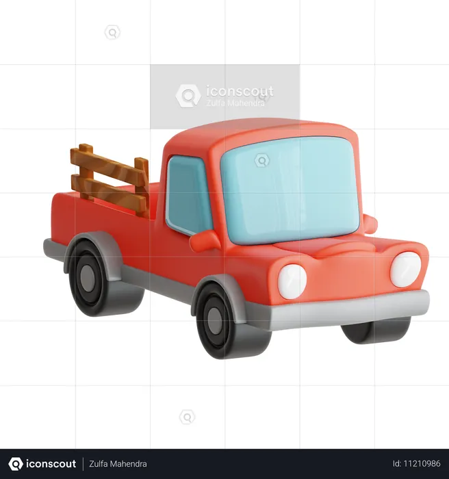 Pick-up  3D Icon