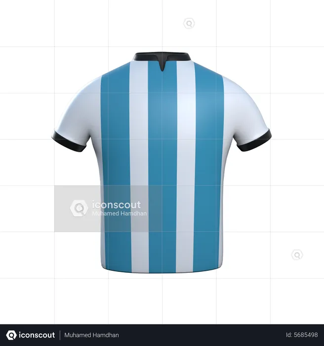 Camisa Argentina  3D Icon