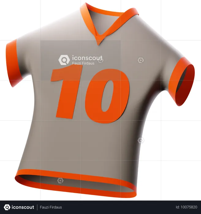 Camisa de futebol  3D Icon