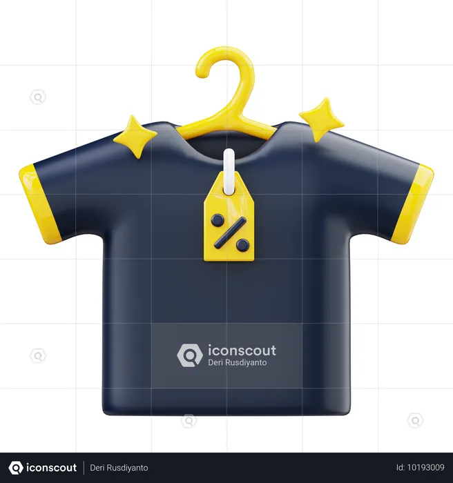 Camiseta de descuento  3D Icon