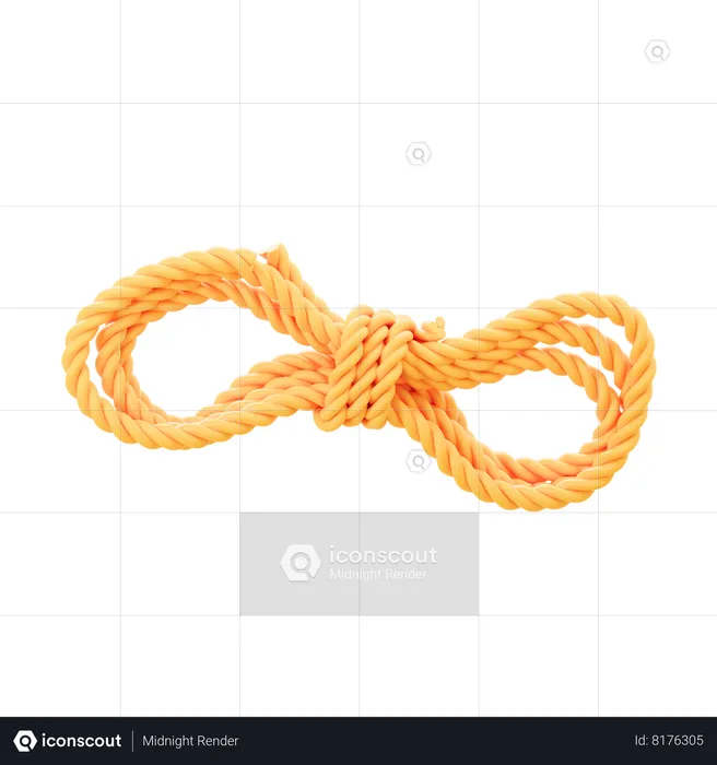 Camp Rope  3D Icon