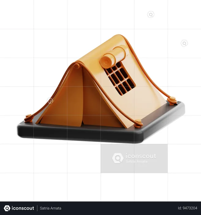 Camp Tent  3D Icon