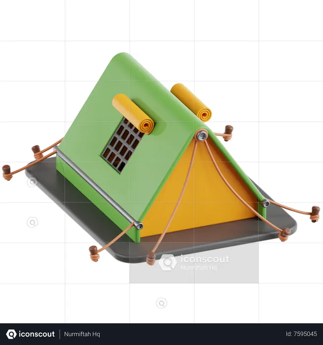 Camp Tent  3D Icon