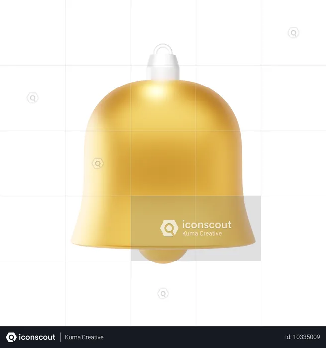 Campana de navidad  3D Icon